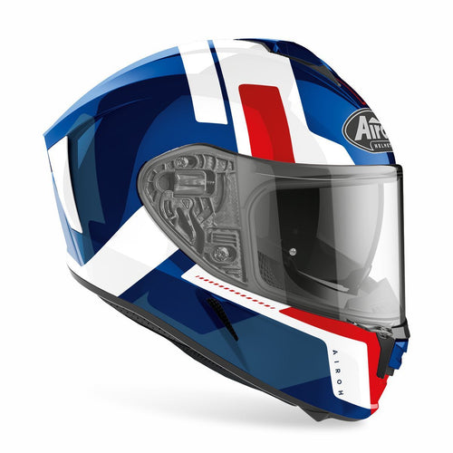 Airoh Spark 'Shogun' Helmet - Blue/Red Gloss