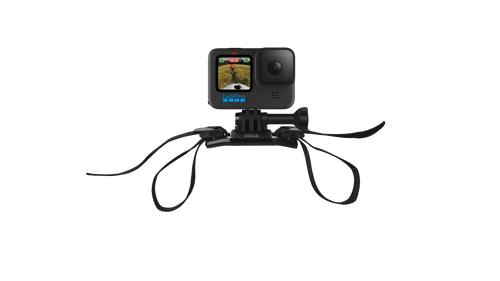 GoPro Vented Helmet Strap Mount - Adjustable Strap for Bike, Ski, Kayak + Sports helmets