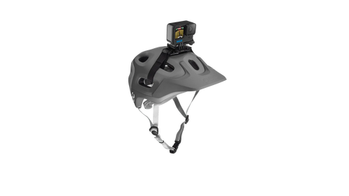 GoPro Vented Helmet Strap Mount - Adjustable Strap for Bike, Ski, Kayak + Sports helmets