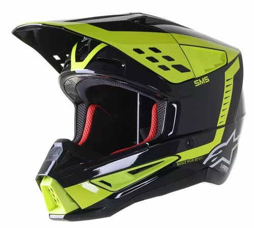 Alpinestars S-M5 Beam Gloss Black/Anthracite/Fluo Yellow