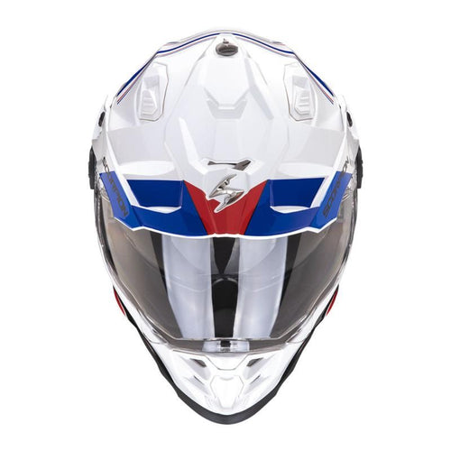 Scorpion EXO ADF 9000 DESERT White/Blue/Red