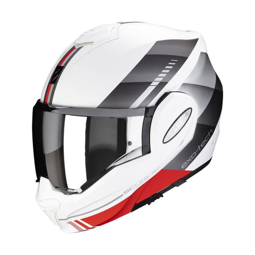 Scorpion EXO Tech EVO Genre White/Silver/Red