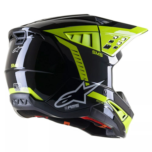 Alpinestars S-M5 Beam Gloss Black/Anthracite/Fluo Yellow