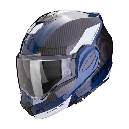 Scorpion EXO Tech EVO Team Blue/White