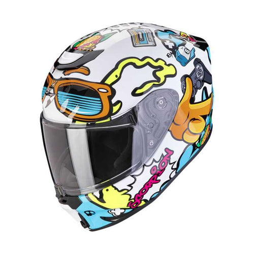 Scorpion EXO-JNR AIR Fun White/Blue