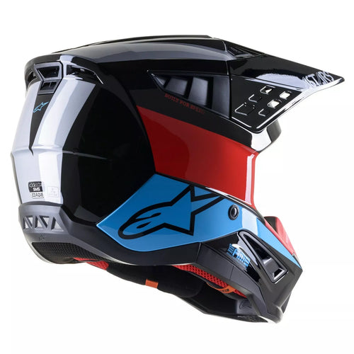 Alpinestars S-M5 Bond Gloss Black/Red/Cyan