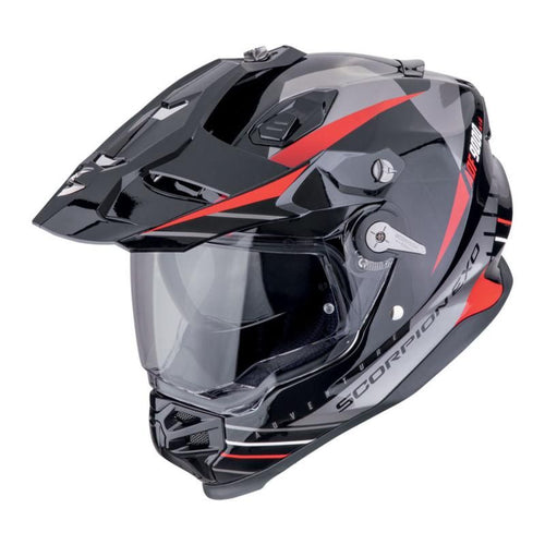 Scorpion EXO ADF 9000 Adv Feat Black/Silver/Red