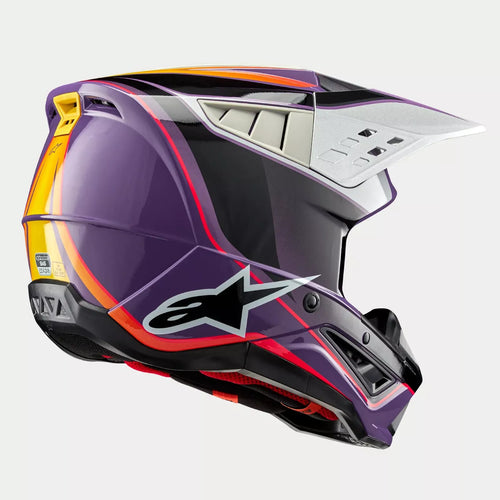 Alpinestars S-M5 Sail Gloss Violet/Black/Silver