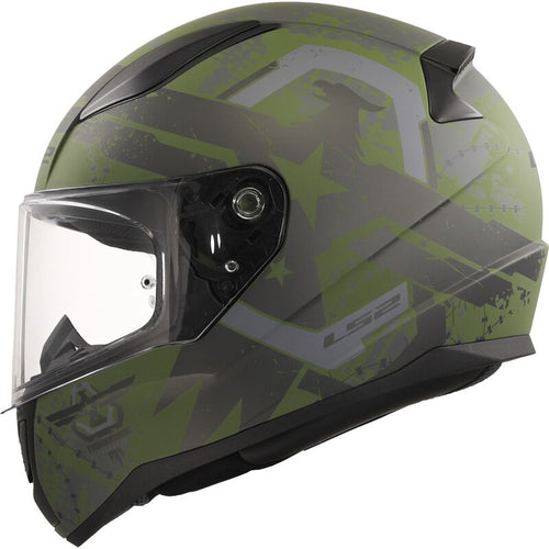 LS2 FF353 Rapid II Thunder Birds Matt Military