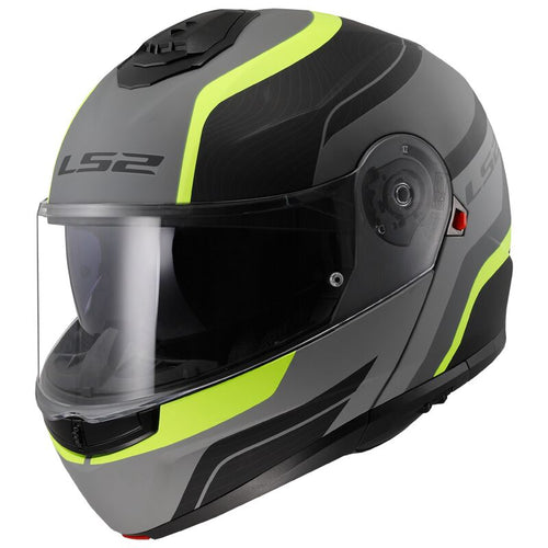 LS2 FF908 STROBE II Monza Matt Black/Hi-Viz Yellow