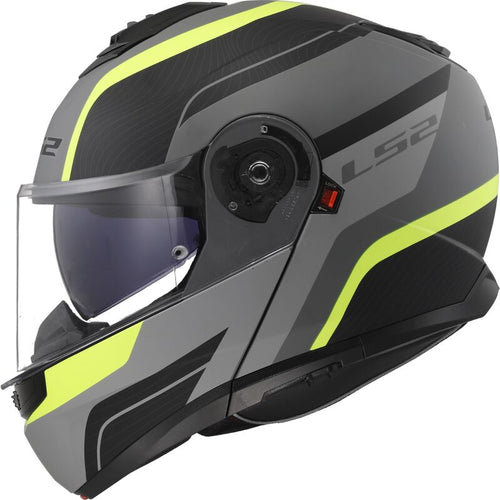 LS2 FF908 STROBE II Monza Matt Black/Hi-Viz Yellow