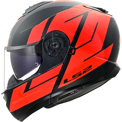 LS2 FF908 STROBE II Code Matt Black/Red