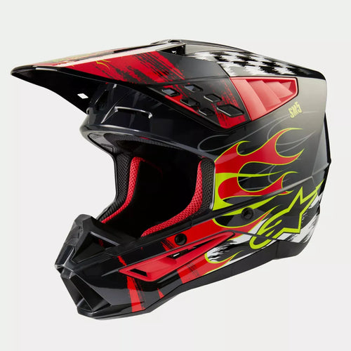 Alpinestars S-M5 Rash Dark Gray/ Bright Red