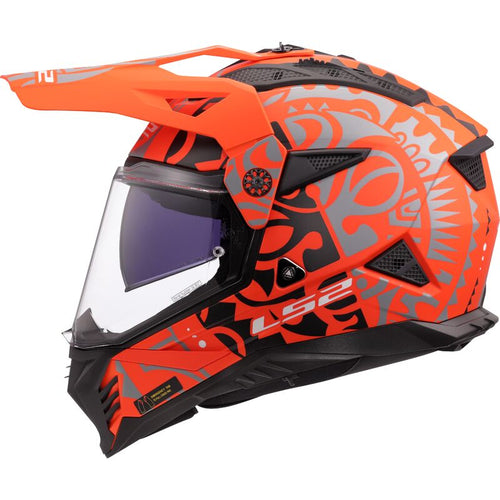 LS2 MX702 PIONEER II Rangi Matt Orange