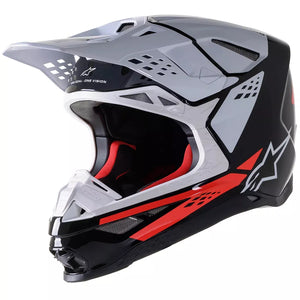 Alpinestars Supertech S-M8 Factory Black/ White / Fluo Red