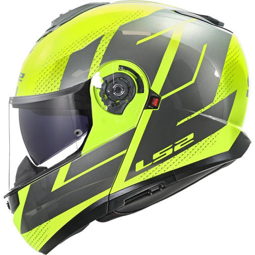 LS2 FF908 STROBE II Code Hi-Viz Yellow/Grey