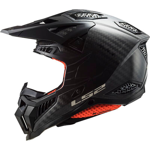 LS2 MX703 C X-FORCE Gloss Black Carbon
