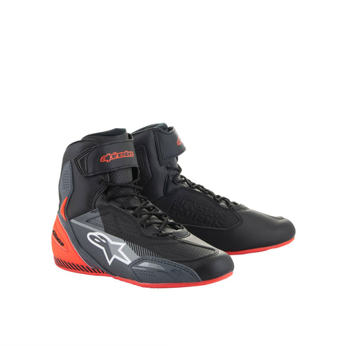 Alpinestars Faster-3 Shoes Blk Grey R/Fluo