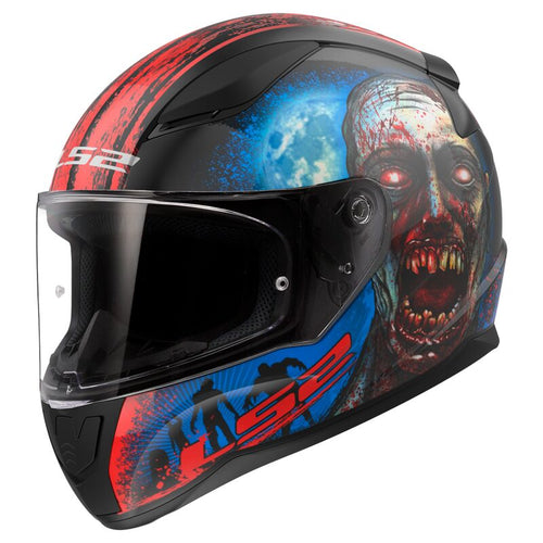 LS2 FF353 Rapid II Zombie Black/Red Gloss