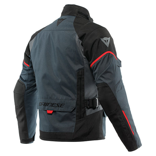 DAINESE TEMPEST 3 D-DRY JACKET 80E - Tech Blue/Grey/Red Fluo