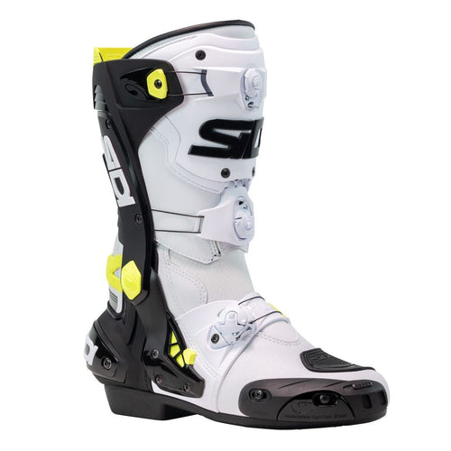 Sidi Rex CE Boots White/Black/Yellow