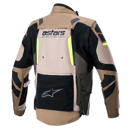 Alpinestars Halo DS Jacket Dark Khaki/Sand/Yellow Fluo