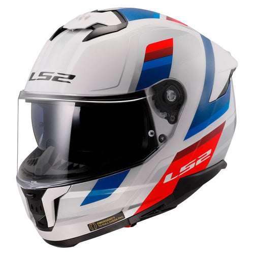 LS2 FF808 STREAM II Vintage White/Blue/Red