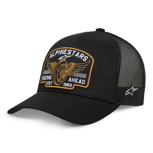Alpinestars Heritage Patch Trucker Hat Black/Black