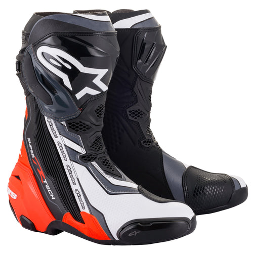 Alpinestars Supertech R Black/Red Fluo/White/Grey
