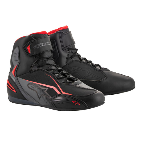 Alpinestars Faster 3 Shoes Black Grey & Red