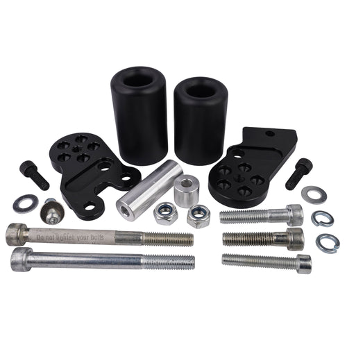 BikeTek Black STP Crash Protector For Kawasaki ER6-N 06>