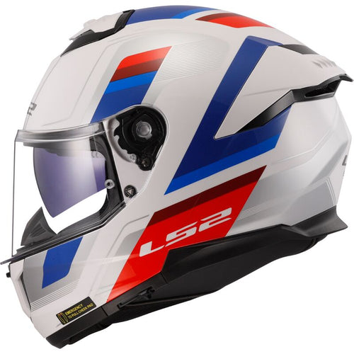 LS2 FF808 STREAM II Vintage White/Blue/Red