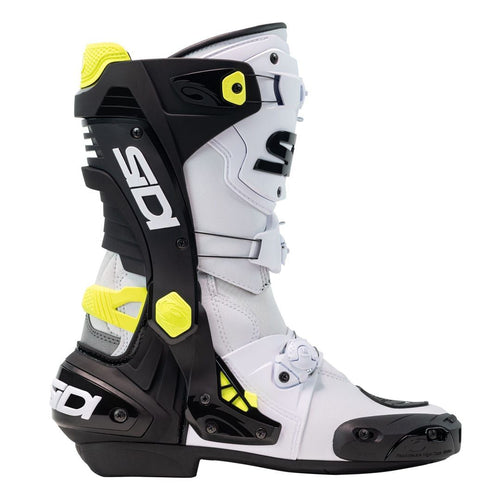 Sidi Rex CE Boots White/Black/Yellow
