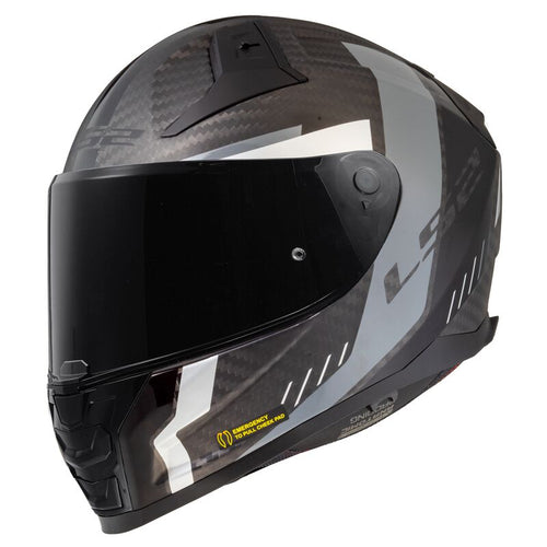 LS2 FF811 VECTOR II Carbon Grid Matt Black Grey