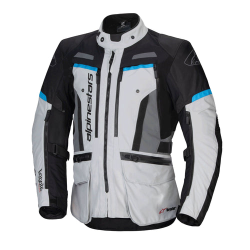 Alpinestars Bogota Pro Drystar Jacket Ice Grey/Black/Cyan