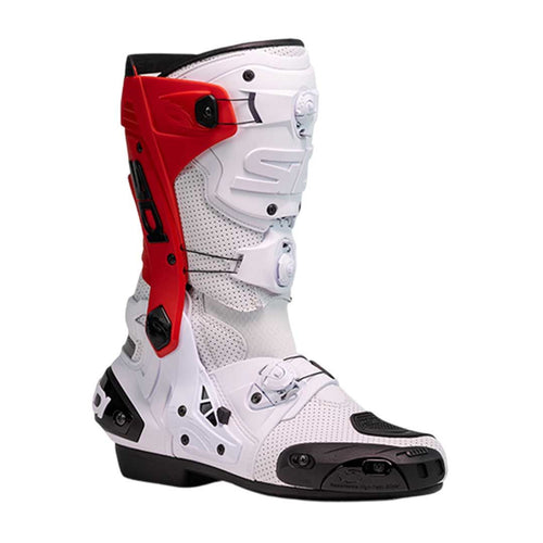 Sidi Rex Air CE Boots White/Red