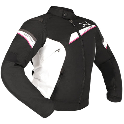 Richa GOTHAM 3 Waterproof Jacket Ladies - Black/White/Fuchsia