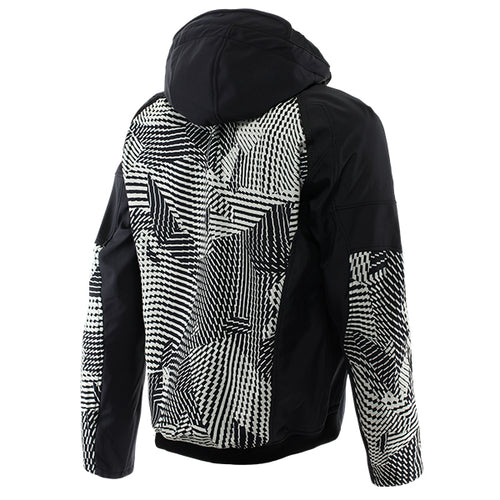 DAINESE IGNITE 2 HOODIE TEX JKT 27O - Black / White/Grey