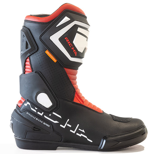 RICHA STRADALE BOOT BLACK RED