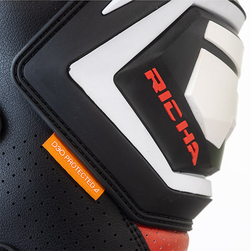 RICHA STRADALE BOOT BLACK RED