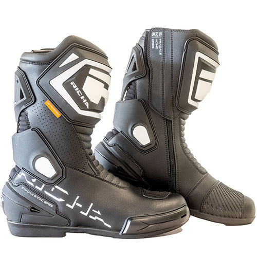 RICHA STRADALE BOOT BLACK WHITE