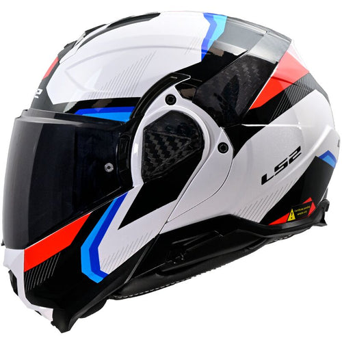 LS2 FF910 ADVANT II Triple White/Blue/Red
