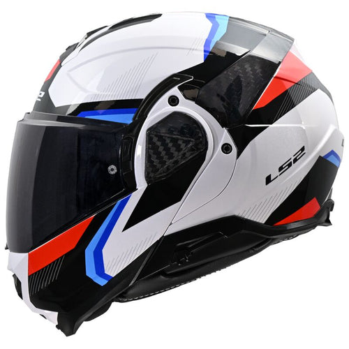 LS2 FF910 ADVANT II Triple White/Blue/Red