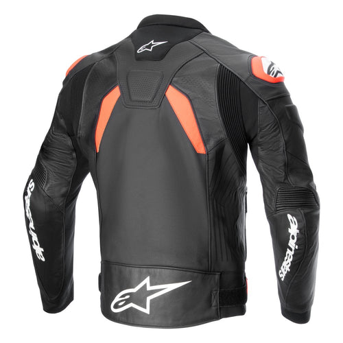 Alpinestars Gp Plus R V4 Airflow Leather Jacket Black/Red/Fluo White