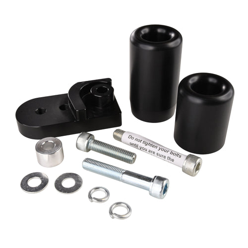 BikeTek Black STP Crash Protector For Yamaha R6 06-16