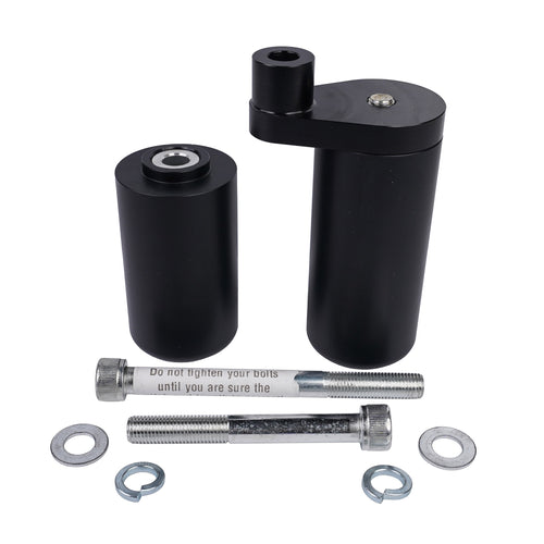 BikeTek Black STP Crash Protector For Kawasaki ZX6R/RR 05-06