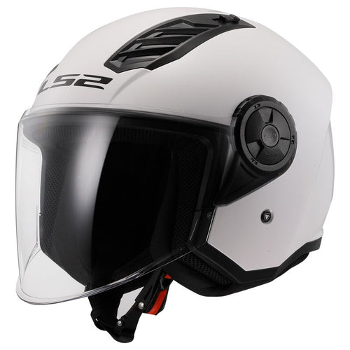 LS2 OF616 AIRFLOW II Solid Gloss White
