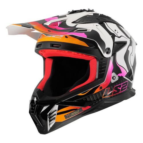 LS2 MX708 FAST II Wash Gloss White