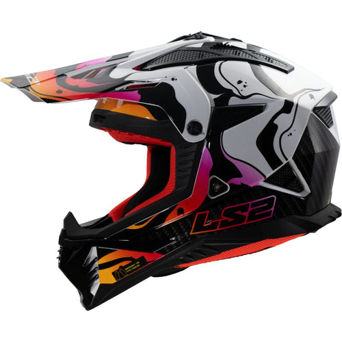 LS2 MX708 FAST II Wash Gloss White