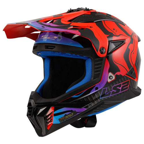 LS2 MX708 FAST II Wash Gloss Red